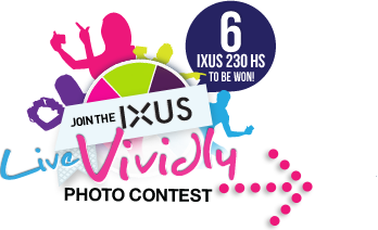 JOIN the LIVE VIVIDLY PHOTO CONTEST.Win an IXUX 230 HS!